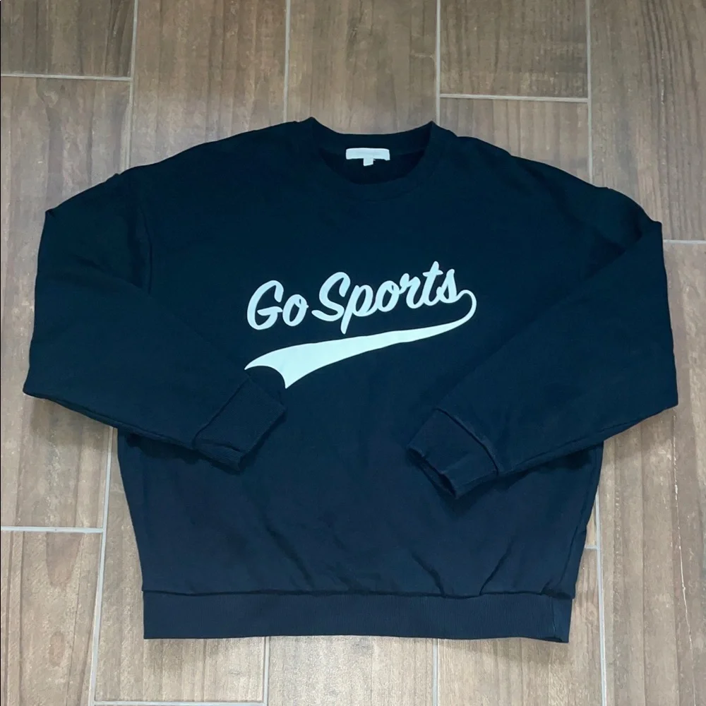 Black Favorite Daughter “Go Sports” Sweatshirt - Picture 1 of 4